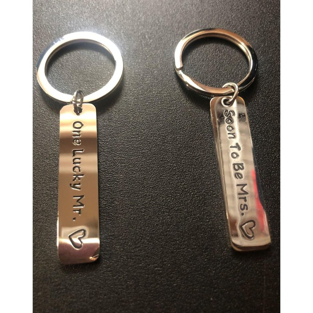 Mr. & Mrs. Keychain Wedding Gift